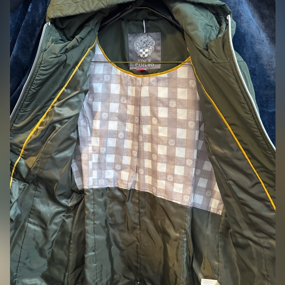 Vince Camuto Olive Quilted Puffer Jacket - Picture 2 of 4
